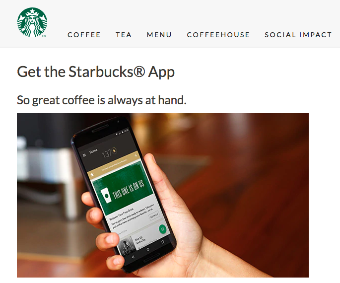 スタバ APP