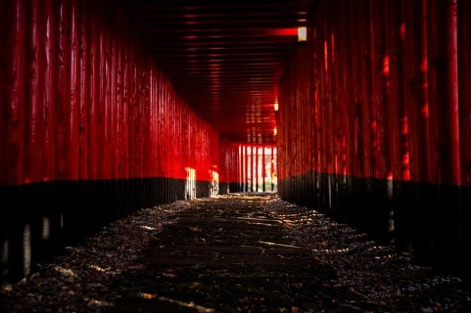鹿児島県 インスタ映え 神徳稲荷鳥居